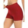 thumbnail image 4 of YouLoveIt Women Fitness Yoga Shorts Quick-dry Shorts Tummy Control Leggings Textured Scrunch Running Shorts Bottom Butt Lifting Hot Pants, 4 of 7