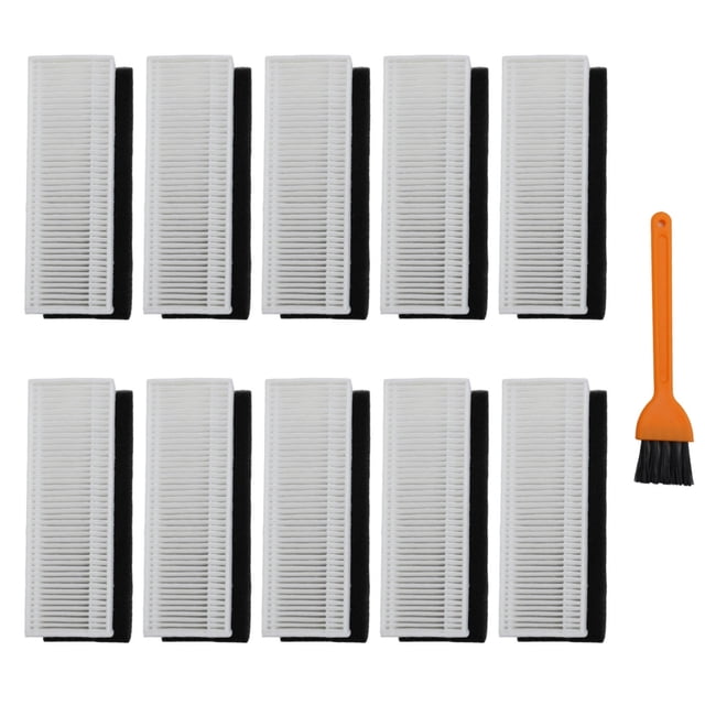 10 Pcs Filtres de Remplacement pour Aspirateur Robot Tikom G8000, G8000 Pro
