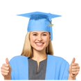 thumbnail image 4 of MIASHUI Kids Kindergarten Graduation Caps with Tassel Preschool Uniform Accessories,Blue,M, 4 of 4