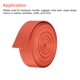 thumbnail image 4 of Correa de cinta de nylon plana de 1.5" de ancho Uxcell duradera para mochilas y estantes de equipaje color mandarina, 4 of 7