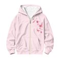 thumbnail image 4 of Grblisyd Christmas Zip Up Hoodies for Girls Kids Long Sleeve Comfy Jackets Hooded Sweatshirt for Fall Everyday Wear, 4 of 6