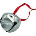 thumbnail image 4 of Believe Bell Christmas Tree Hanging Ornaments Sleigh Bells, 4 of 7