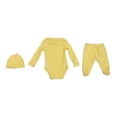 thumbnail image 1 of Conjunto George para Unisex Diseño Liso Amarillo 3 Piezas Talla 3 M, 1 of 4