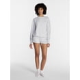 thumbnail image 2 of No Boundaries Sleepwear Shorts, 2.5'' Inseam, Women’s and Women’s Plus XXS-3X, 2 of 5