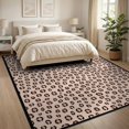 thumbnail image 3 of ODIKA Pink Cheetah Design Bold Wildlife Inspired Modern Decorative Non-Slip Flatwoven for Living Room, Under Sectional, Family, 3 of 7