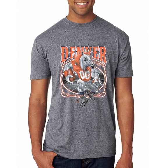 Wild Bobby, Denver Fan | DEN Fantasy Football ,Sports, Men Premium Tri Blend Tee, Premium Heather, Small