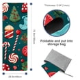 thumbnail image 4 of Christmas Gym Towel with Storage Bag, 72.8"x26.8", Suitable for Yoga, Pilates, Fitness - Yoga Blanket, Hot Yoga Towel, Yoga Towels Included, 4 of 6