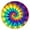 Colorful Rainbow Tie-2, variant on Colorful Rainbow Tie Dye Spiral Pattern Round Fitted Tablecloth with Elastic Edge,Dining Table Cover Waterproof,Outdoor Round Tablecloth for Camping,Dining,Indoor and Outdoor