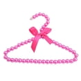 thumbnail image 1 of Mini percha de plástico para ropa de muñecas de 45 cm (18 pulgadas) y accesorios (20 x 16 cm) Rosa roja, 1 of 5