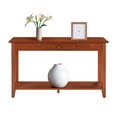 thumbnail image 4 of Convenience Concepts American Heritage 1 Drawer Console Table with Shelf, Cherry, 4 of 7