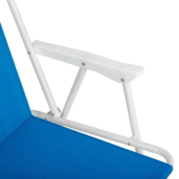 Alvantor Folding Beach Chair with Detachable Umbrella for Adults High Back Portable Outdoor Chair Blue