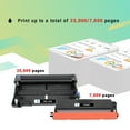 thumbnail image 3 of Aztech 2-Pack Compatible Toner Cartridge TN-580 & Drum Unit DR-520 for Brother HL-5250DN HL-5380DN HL-5240 MFC-8660DN MFC-8670DN MFC-8880DN DCP-8080DN Printer (1*Black Toner Cartridge,1*Drum), 3 of 10