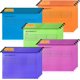thumbnail image 1 of Cisea 12 Pack A4 Polypropylene Hanging File Folders with Tabs and Card Inserts for Office, Home Organization (Mixed Colors), 1 of 5