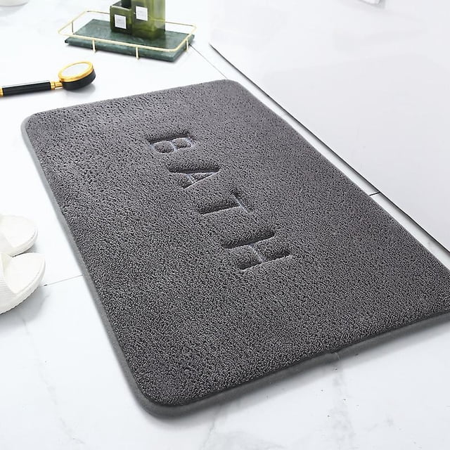 Alfombra de Baño de Espuma Viscoelástica WEIHJMXG Gris Oscuro