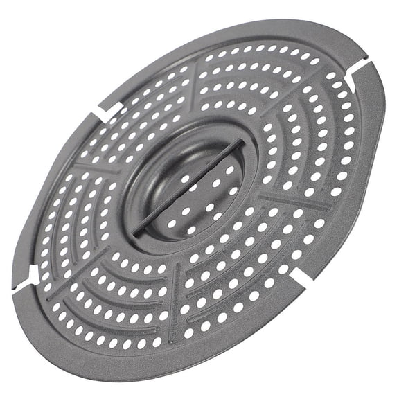 ELAYARD Nonstick Stainless Steel Air Fryer Grill Tray Replacement, Light Grey, Fits 10.5 x 9.5 Inch Air Fryers, and Easy to Clean