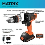 Stanley Black & Decker BD Matrix 20V MAX Lithim Drill BDCDMT120C