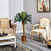 Nearly Natural 4ft. Sago Palm Artificial Tree, Green