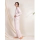 thumbnail image 3 of Conjunto de pijama para mujer, pijamas a cuadros tejidos de franela 100% algodón, ropa de dormir de manga larga, ropa de descanso S ~ XL, 3 of 7