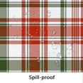 thumbnail image 4 of Oval Plaid Christmas Tablecloth, Christmas Table Cloth Red Plaid Holiday Oval Tablecloth For Christmas Decor, Waterproof Wrinkle Free Red Plaid Christmas Tablecloth Oval For Oval Tables 60 X 84, 4 of 4