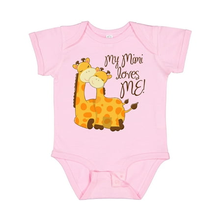 

Inktastic My Mimi Loves Me! Gift Baby Boy or Baby Girl Bodysuit