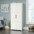 thumbnail image 2 of Pemberly Row Traditional 30" W Pantry Storage Cabinet with 2 Doors in White, 2 of 14