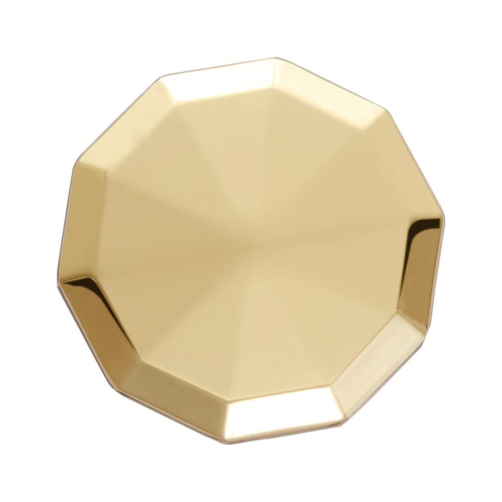 Utopia Alley 10pcs Hanover Cabinet Ring Pull Knob - Decorative Cabinet Drop Pull Knobs for Cabinets and Drawers - Vintage Cabinet Hardware with Hand Finished Polished Gold - Pull Knobs 1.2"