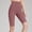 Wine, variant on Women's High-Waisted Yoga Shorts with Solid Color Design for Fitness and Lounge