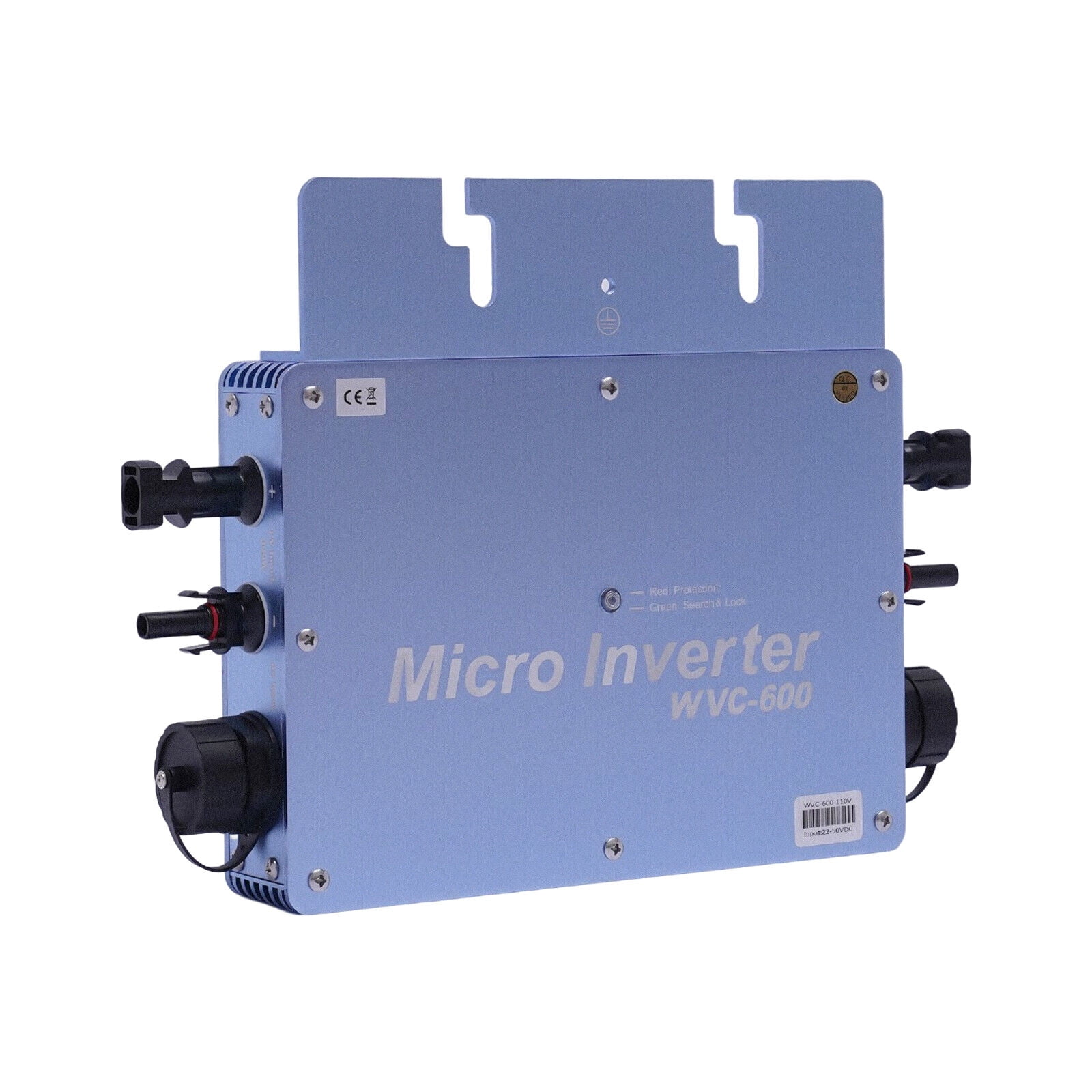110V Solar Micro Inverter 600W Grid Tie MPPT Pure Sine Wave DC to AC Waterproof for Various Household Appliances