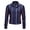 Blue-F, variant on Penkiiy Mens Dress Shirts Regular Fit Long Sleeve Stretch Striped Business Dress Shirts for Men White Clearance