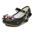 thumbnail image 2 of LYHaoo Girls Sandals Kids Baby Girls Bling Shoes Sandals Sizes 11.5 Little Kid(7-7.5 Years), 2 of 4