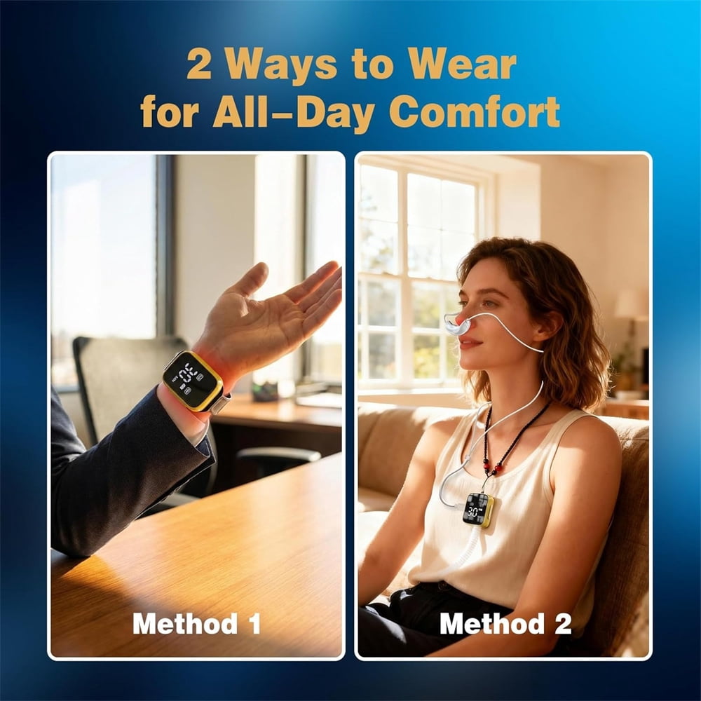 iKeener Portable Red Light Therapy Device - 650nm for Circulatory Wellness & Acupoint Balance