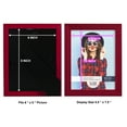 thumbnail image 5 of Bold Burgundy Solid Wood Picture Frame, 6 x 8, 5 of 8