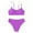 Purple, variant on REDARER Girls Multi Color Strapless Two Piece Swimsuit Little Cute Bikini for Big Sport Outfits,Girls Swimsuit,11-13 Years