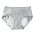 thumbnail image 3 of SILVERCELL 4 Packs Teen Girls Cotton Underwear Hipster Briefs Teenager Big Girls Undies Period Panties, Size 10-18T, 3 of 8