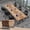 Walnut2 55.1in, variant on Folding Conference Room Tables with Silent Wheels, 6-12 Person Modern Foldable Modular Meeting Training desk for Office Seminar Boardroom (47.2 Walnut2 2)