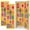 Color 2, variant on Classroom 2 Pcs School Locker Magnetic Wallpaper 12" x 36" Colorful Patchwork Hearts Flowers Quilt Polka Dots Details Reusable Removable Locker Accessories Back to School Supplies