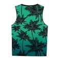 thumbnail image 5 of HCNTES Mens Sleeveless Tank Tops Workout Muscle Gym Ribbed Shirt Athletic Bodybuilding Moisture Wicking T Shirts(Dark Green,XL), 5 of 5