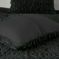 thumbnail image 5 of Madison Park Blair 3-peice All-Season Ruched Faux Fur Down Alternative Full/Queen Comforter Set - Black, 5 of 11