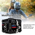 thumbnail image 2 of Riwcyla 45L Motorcycle Rear Trunk Aluminum Alloy Luggage Case Quick Release Motorbike Tail Storage Box Waterproof & Shock Absorption with 2 Keys Reflective Sticker, 2 of 4