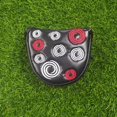 thumbnail image 4 of Housse de Putter Mallet Fermeture Magnétique Demi-Ronde Golf Golf Housses de Putter Couvre-Chef PU Blanc, 4 of 9