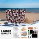 thumbnail image 5 of Disketp French Bulldog1 Bolsa de Playa de Gran Capacidad, Bolso Impermeable y a Prueba de Arena para Mujer, Ideal para Playa, Piscina y Natación, 5 of 7