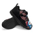 thumbnail image 4 of CHAQLIN Shark with Ball Shoes for Boys Basketball Shoes Anti Slip Kids Knit Mesh Hiking Running Lace Up Lightweight Breathable Mesh Athletic Hiking Causal Sneakers, 4 of 7
