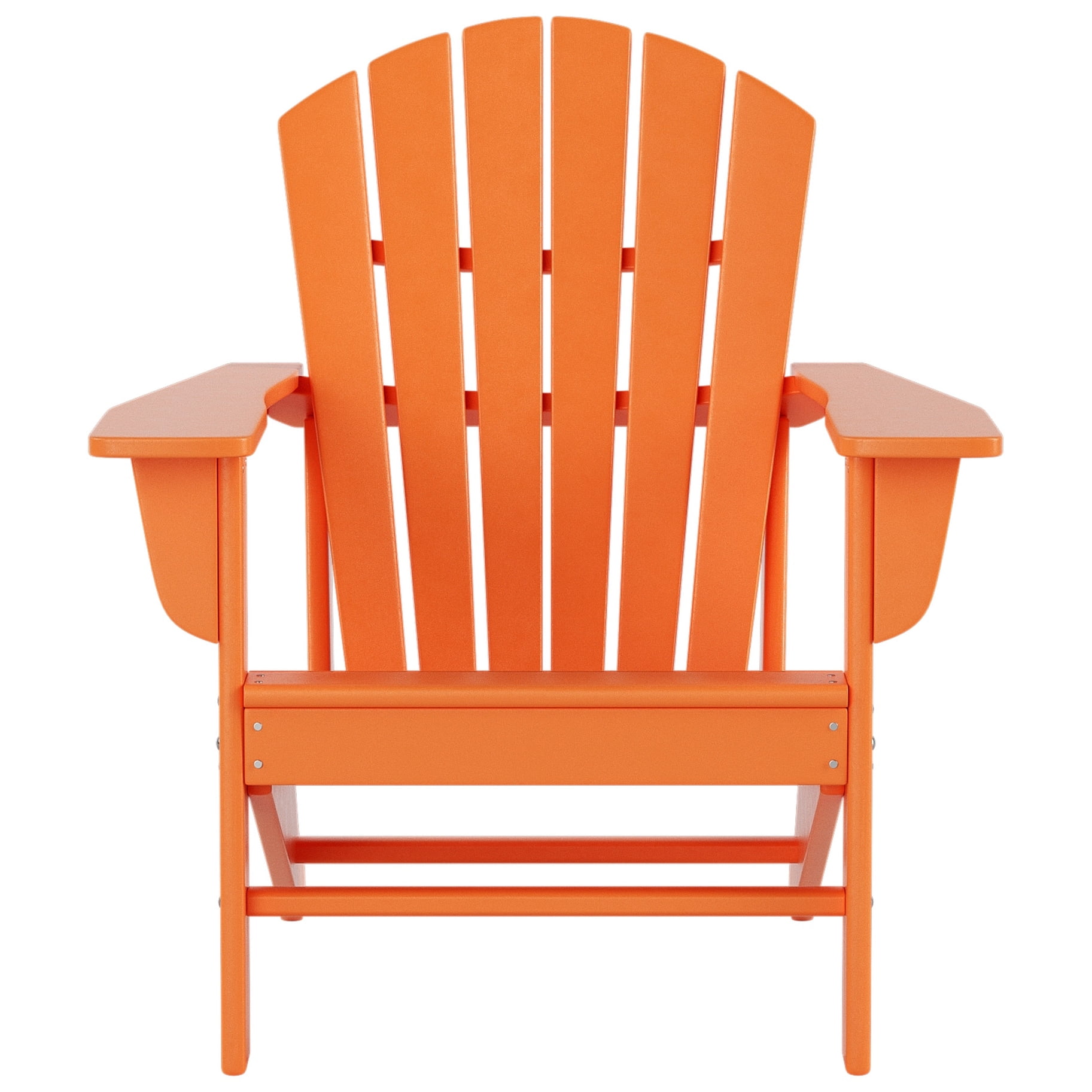 Polytrends  Altura  Outdoor Eco-Friendly All Weather Poly Patio Adirondack Chair (Set of 2) Orange