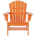 thumbnail image 3 of Polytrends  Altura  Outdoor Eco-Friendly All Weather Poly Patio Adirondack Chair (Set of 2) Orange, 3 of 5