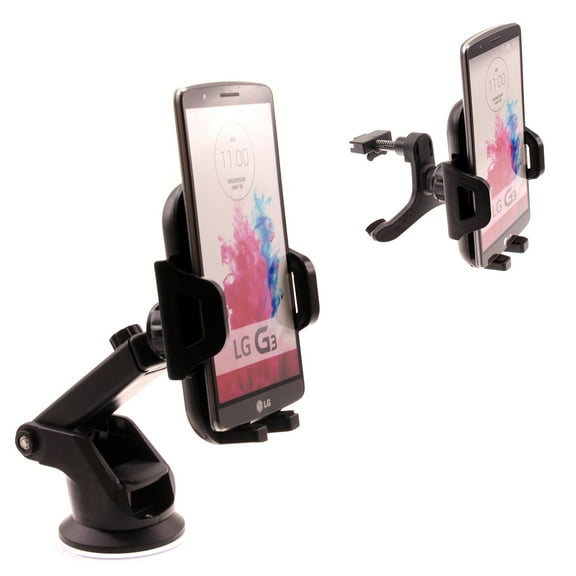 Windshield Car Mount for Samsung Galaxy Z Flip6 - Air Vent Phone Holder Glass Cradle Suction Stand for Galaxy Z Flip6