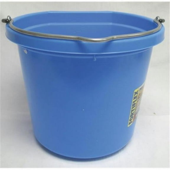 Flatback Bucket- Sky Blue 20 Quart - FB-120 SKY