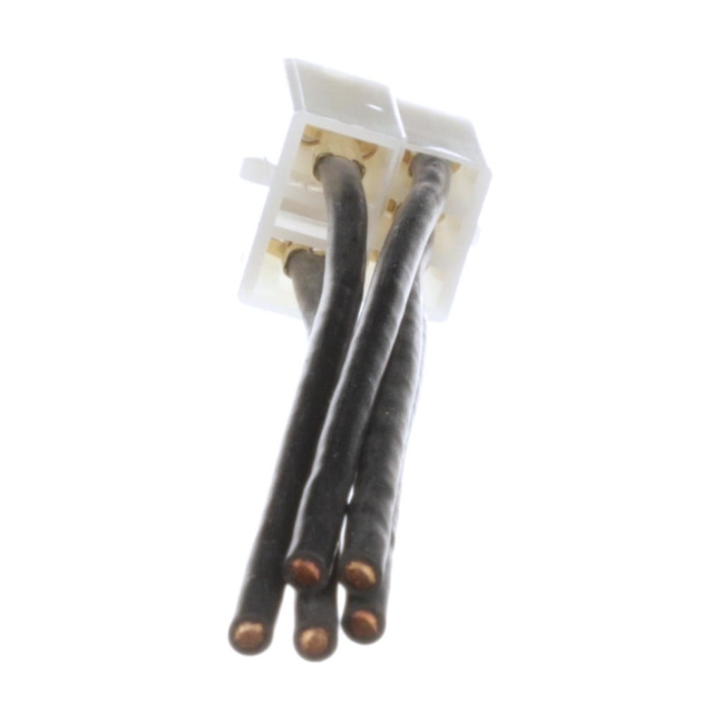 KarParts360 For Acura CL 2001 2002 2003 Electrical Connector | Plastic | Black, White | Brass Contact Terminal | Blade Terminal | Push-on Attachment Method | Rectangle Connector