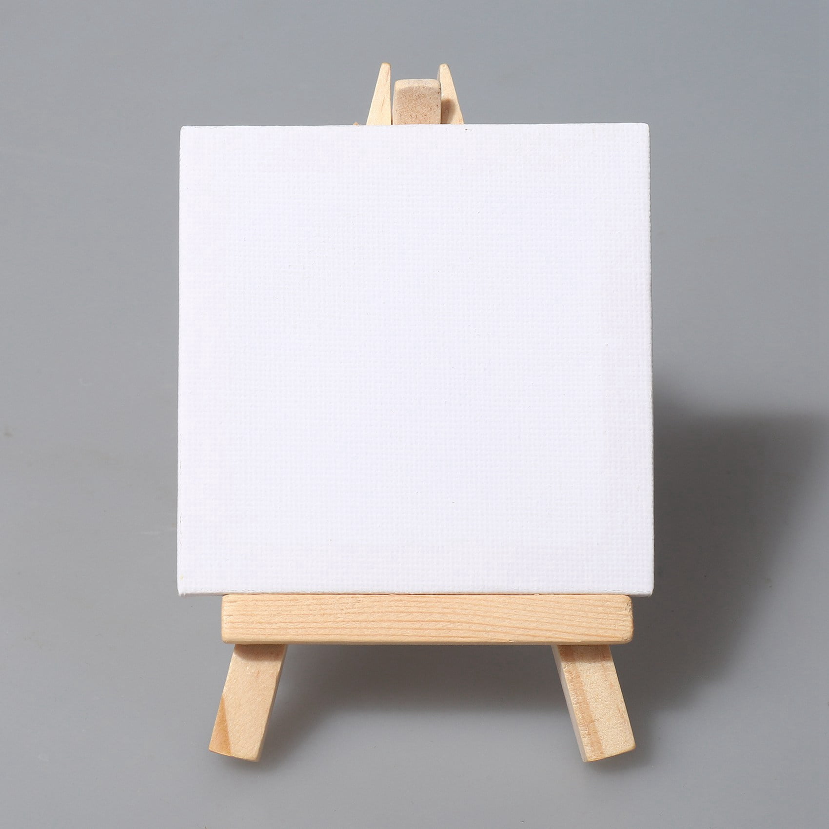 Artists 3 inch x3 inch Mini Canvas & 5 inch Mini Easel Set Painting Craft Drawing - 36 Mini Canvases & 36 Mini Easels