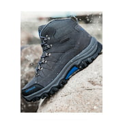 Men Thick Rubber Sole Lace Tie Travel & Hiking Shoes