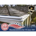 thumbnail image 5 of Waterlock Pro Gutter Guards Leaf Protection 25 Feet Pack Black, A Contractor-Grade Gutter Guard from Manufacturer, Domestic Aluminum Gutter Covers 5 and 6 Inch Gutters, 5 of 7